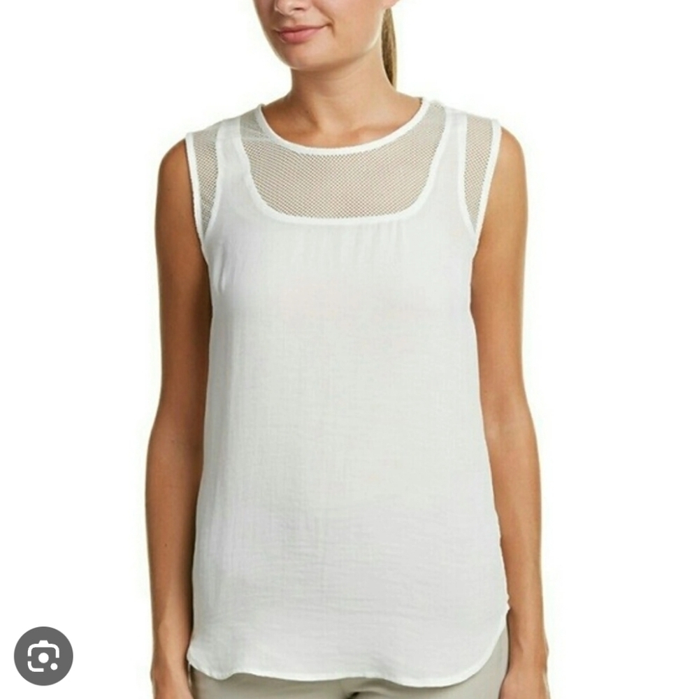 ❤️ CABI MESH TRIM TANK TOP, SMALL